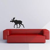 Image of Moose vinyl wall decal