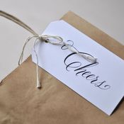 Image of Cheers Gift Tags - Black