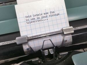 Image of Grid Paper Labels