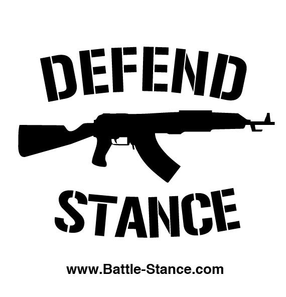 Image of Defend Stance sticker