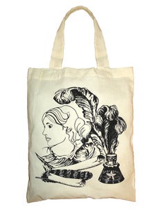 Image of Virginia Woolf Cotton Tote- Limited Edition
