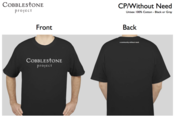 Image of Without Need 100% Cotton Tee (Black or Gray)