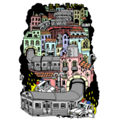 Image of CLOUT x Low Life "City of Broken Dreams" Poster Print (17 x 11")