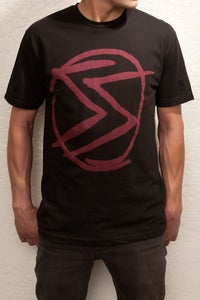 Image of OSS Scribble tee in black