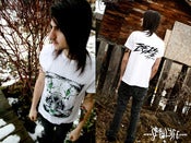 Image of S4L 'KABUSTACHE' WHITE T (Unisex)