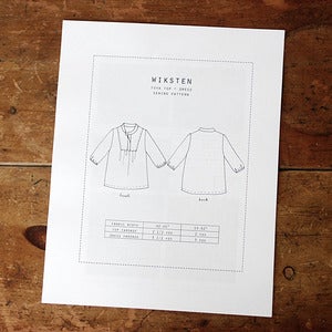 Image of Wiksten Tova Sewing Pattern Downloadable PDF