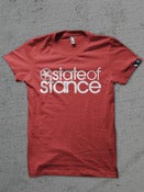 Image of State of Stance Logo | Mens Tee RED