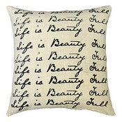 Image of Life is Beauty Full Pillow