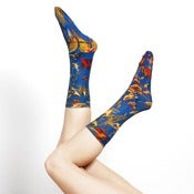 Image of Vintage Blue Bird Socks