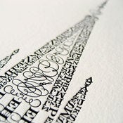 Image of Signed Limited Edition Letterpress Poster, 16"x24"