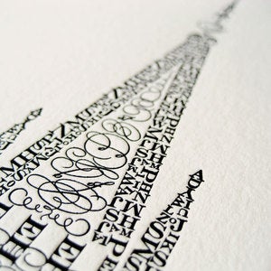 Image of Signed Limited Edition Letterpress Poster, 16"x24"