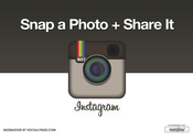 Image of Buzz Badge - Instagram "Snap a Photo" Window/Door Stickers and Clings
