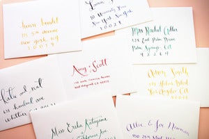 Image of Calligraphy addressing deposit