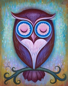 Image of Sleepy Owl Limited Edition Print