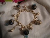 Image of Sugar Charm Bracelet (Blue)