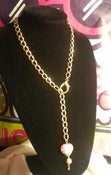 Image of Frosted Heart Necklace