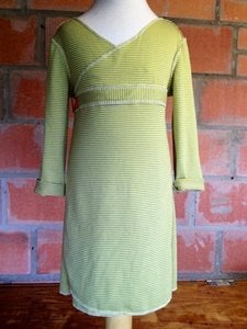 Image of Lime/grey Wrap Dress