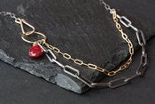 Image of Asymmetrical Gemstone Necklace