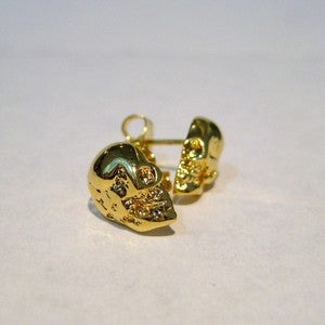 Image of Half Skull Studs