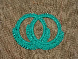 Image of Teal Masai Earrings