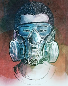 Image of Gas Mask Art Print