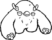 Image of Custom Monster- medium with claws, Rarity:1