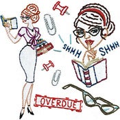 Image of Sexy Librarians embroidery pattern