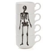 Image of Stacking Skeleton Coffee Cups (Numbered)