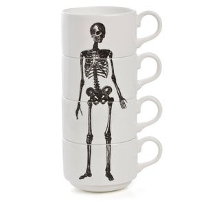 Image of Stacking Skeleton Coffee Cups (Numbered)