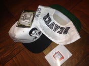 Image of VINTAGE LEAVE IT TO BEAVER THE BEAVER BLOCKHEAD SNAPBACK CAP