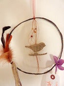 Image of mobile oiseau # violette