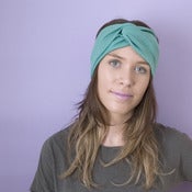 Image of Jersey Turban Headband - Jade 40% OFF RRP