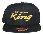 Image of Pittsburgh King x American Needle snapback yel/blk OG