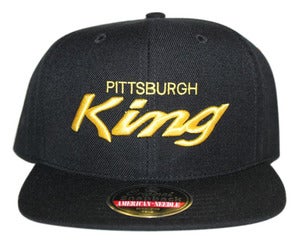 Image of Pittsburgh King x American Needle snapback yel/blk OG