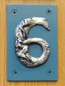 Image of House Number - Six - Lizard