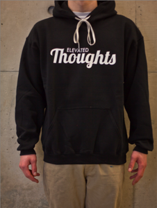 Image of Script logo hoodie (black)