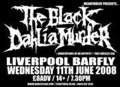 Image of Liverpool 11th June w/ THE BLACK DAHLIA MURDER & ANNOTATATIONS OF AN AUTOPSY!!!