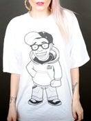 Image of Cartoon Tee: White