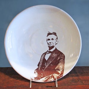 Image of Abraham Lincoln Plate by Justin Rothshank