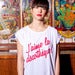 Image of J'aime White Roll Sleeve