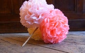 Image of Ivory and cyclamen bouquet