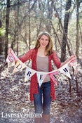 Image of DREAM, WISH, SOAR or DISCOVER Banner - 74" - Crocheted Lace Details - NEW!