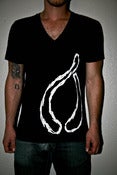 Image of Wishbone Black V-neck