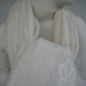 Image of Ruth ecru cashmere