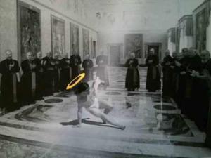 Image of "Breakdancing Jesus - New Edition" ltd. edition screen print by Cosmo Sarson
