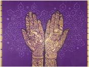 Image of Golden Palms (Original Canvas)