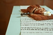 Image of table runner - rivers
