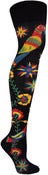 Image of Love Bird Over-The-Knee Socks Black