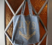 Image of DENIM ANCHOR TOTE 