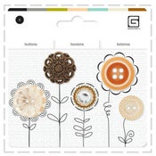 Image of Gorgeous assorted button sets - Amber Tones - 1/2 price!